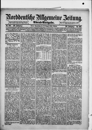 Norddeutsche allgemeine Zeitung vom 23.08.1894