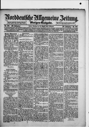 Norddeutsche allgemeine Zeitung vom 28.08.1894