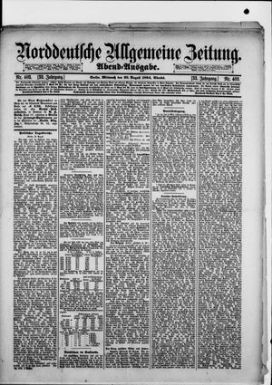 Norddeutsche allgemeine Zeitung vom 29.08.1894