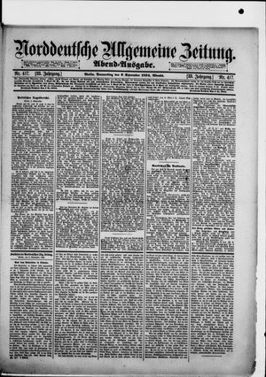 Norddeutsche allgemeine Zeitung vom 06.09.1894