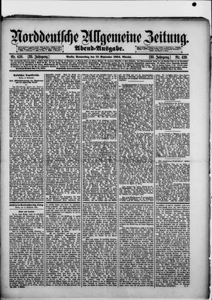 Norddeutsche allgemeine Zeitung vom 13.09.1894