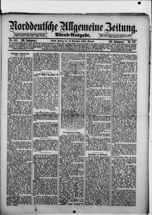 Norddeutsche allgemeine Zeitung vom 14.09.1894