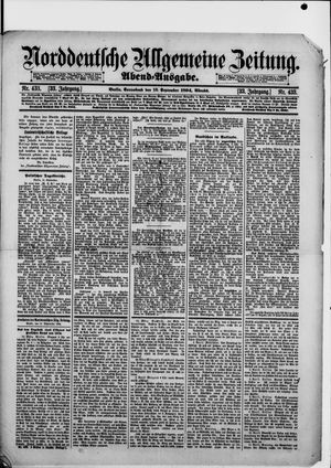 Norddeutsche allgemeine Zeitung vom 15.09.1894
