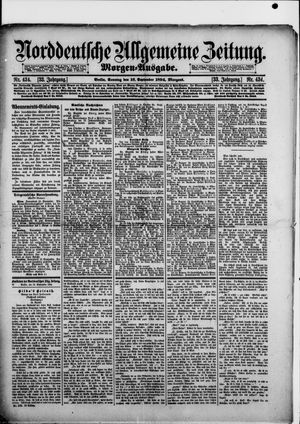 Norddeutsche allgemeine Zeitung vom 16.09.1894