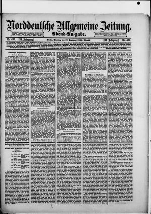 Norddeutsche allgemeine Zeitung vom 18.09.1894