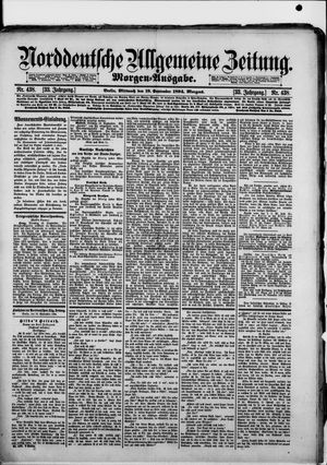Norddeutsche allgemeine Zeitung vom 19.09.1894