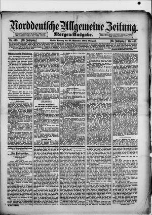 Norddeutsche allgemeine Zeitung vom 23.09.1894