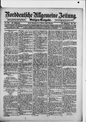 Norddeutsche allgemeine Zeitung vom 06.10.1894