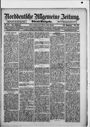 Norddeutsche allgemeine Zeitung vom 09.10.1894
