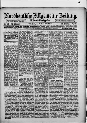 Norddeutsche allgemeine Zeitung vom 19.10.1894