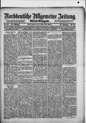 Norddeutsche allgemeine Zeitung vom 23.10.1894