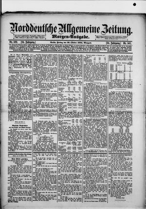 Norddeutsche allgemeine Zeitung vom 26.10.1894