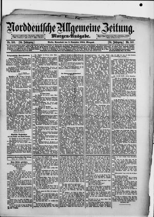 Norddeutsche allgemeine Zeitung vom 03.11.1894