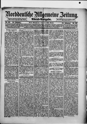 Norddeutsche allgemeine Zeitung vom 07.11.1894