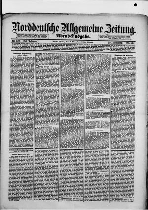 Norddeutsche allgemeine Zeitung vom 09.11.1894