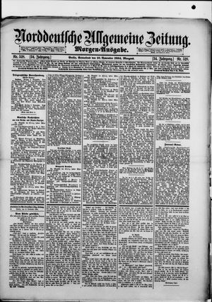 Norddeutsche allgemeine Zeitung vom 10.11.1894