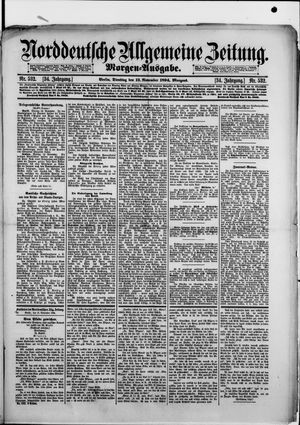 Norddeutsche allgemeine Zeitung vom 13.11.1894