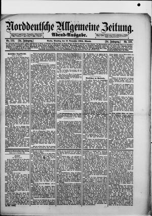 Norddeutsche allgemeine Zeitung vom 13.11.1894