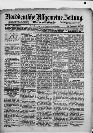 Norddeutsche allgemeine Zeitung vom 15.11.1894