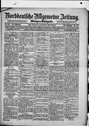 Norddeutsche allgemeine Zeitung vom 17.11.1894