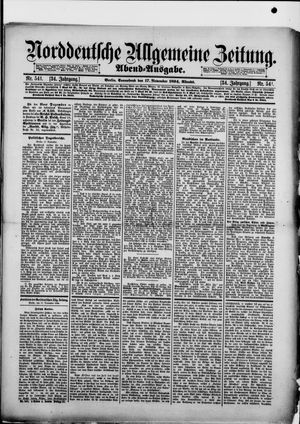 Norddeutsche allgemeine Zeitung vom 17.11.1894