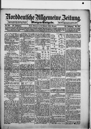 Norddeutsche allgemeine Zeitung on Nov 28, 1894