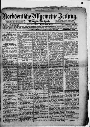 Norddeutsche allgemeine Zeitung vom 01.12.1894