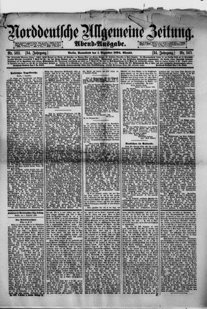 Norddeutsche allgemeine Zeitung vom 01.12.1894