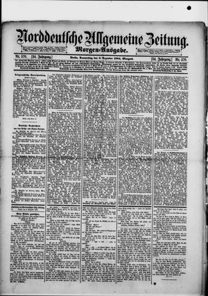 Norddeutsche allgemeine Zeitung vom 06.12.1894