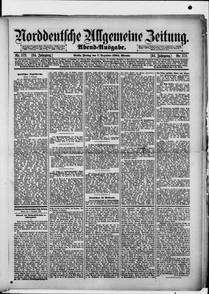 Norddeutsche allgemeine Zeitung vom 07.12.1894