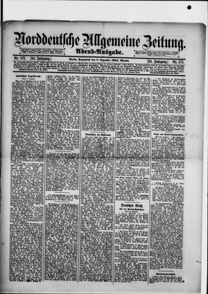 Norddeutsche allgemeine Zeitung vom 08.12.1894