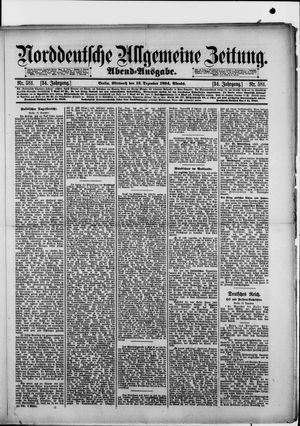 Norddeutsche allgemeine Zeitung vom 12.12.1894