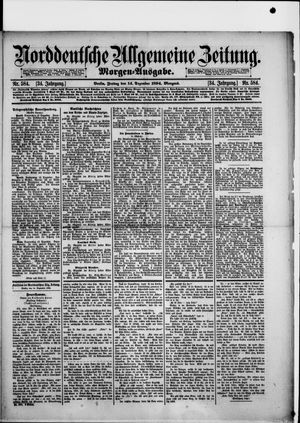 Norddeutsche allgemeine Zeitung vom 14.12.1894