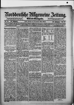 Norddeutsche allgemeine Zeitung vom 18.12.1894