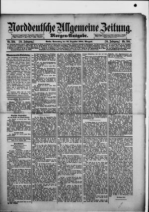 Norddeutsche allgemeine Zeitung vom 20.12.1894