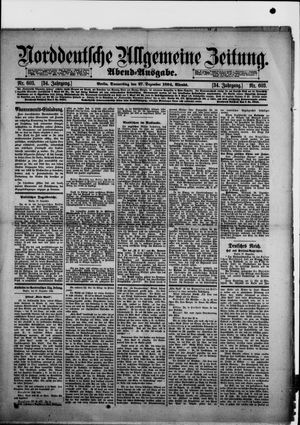 Norddeutsche allgemeine Zeitung vom 27.12.1894