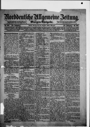 Norddeutsche allgemeine Zeitung vom 30.12.1894