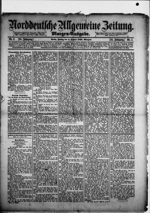 Norddeutsche allgemeine Zeitung on Jan 4, 1895