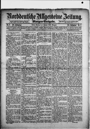 Norddeutsche allgemeine Zeitung on Jan 6, 1895