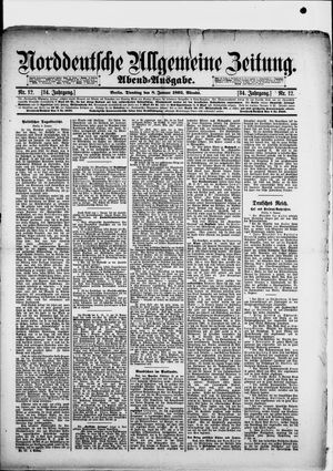 Norddeutsche allgemeine Zeitung vom 08.01.1895