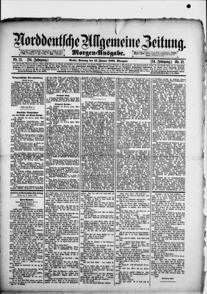Norddeutsche allgemeine Zeitung vom 13.01.1895