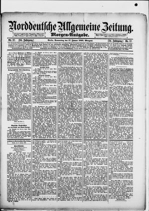 Norddeutsche allgemeine Zeitung on Jan 17, 1895