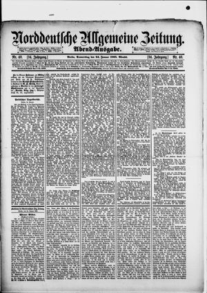 Norddeutsche allgemeine Zeitung vom 24.01.1895