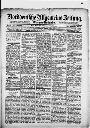 Norddeutsche allgemeine Zeitung vom 30.01.1895