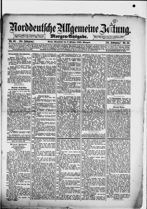 Norddeutsche allgemeine Zeitung vom 02.02.1895