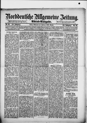 Norddeutsche allgemeine Zeitung on Feb 6, 1895