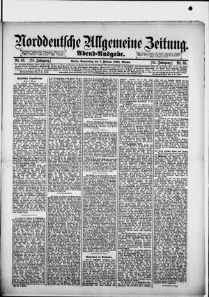 Norddeutsche allgemeine Zeitung on Feb 7, 1895
