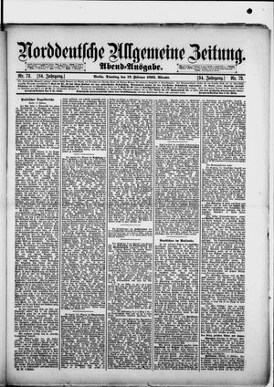 Norddeutsche allgemeine Zeitung on Feb 12, 1895