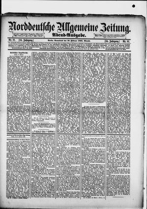 Norddeutsche allgemeine Zeitung on Feb 16, 1895