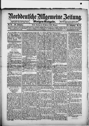 Norddeutsche allgemeine Zeitung on Feb 19, 1895
